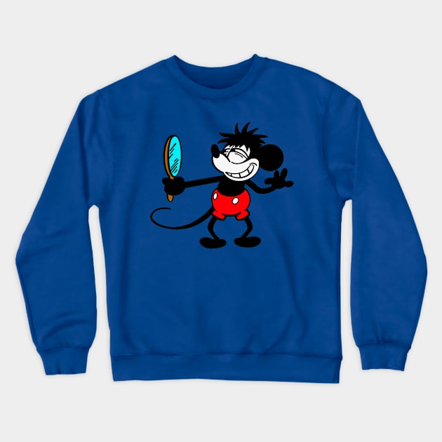 Handsome Mickey Crewneck Sweatshirt by Colonel JD McShiteBurger